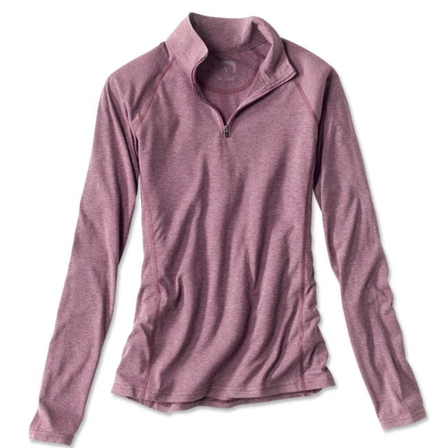 Orvis WOMEN'S Drirelease Quarter Zip Long Sleeve Off The Water 1 Orvis WOMEN'S Drirelease Quarter Zip Long Sleeve Off The Water