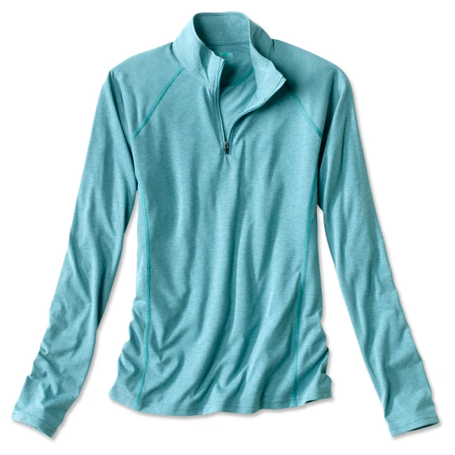Orvis WOMEN'S Drirelease Quarter Zip Long Sleeve Off The Water 2 Orvis WOMEN'S Drirelease Quarter Zip Long Sleeve Off The Water