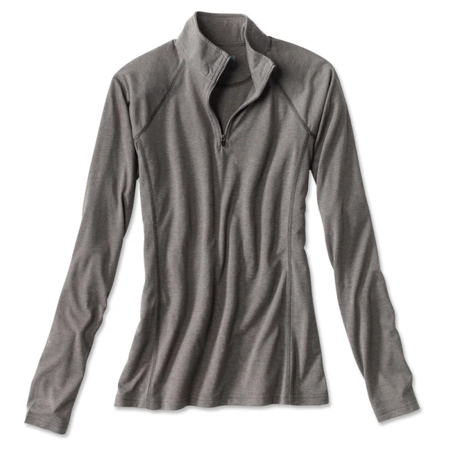 Orvis WOMEN'S Drirelease Quarter Zip Long Sleeve Off The Water 3 Orvis WOMEN'S Drirelease Quarter Zip Long Sleeve Off The Water