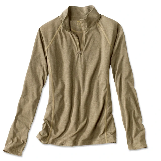 Orvis WOMEN'S Drirelease Quarter Zip Long Sleeve Off The Water 4 Orvis WOMEN'S Drirelease Quarter Zip Long Sleeve Off The Water