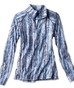 Orvis WOMEN'S Drirelease Quarter Zip Long Sleeve Off The Water 9 Orvis WOMEN'S Drirelease Quarter Zip Long Sleeve Off The Water