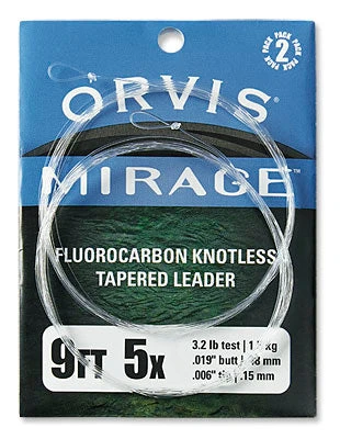 Leaders & Tippet Orvis Mirage Leaders 2PK 1 Leaders & Tippet Orvis Mirage Leaders 2PK