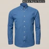 Off The Water Eton Lightweight Blue Denim Shirt -Button Down