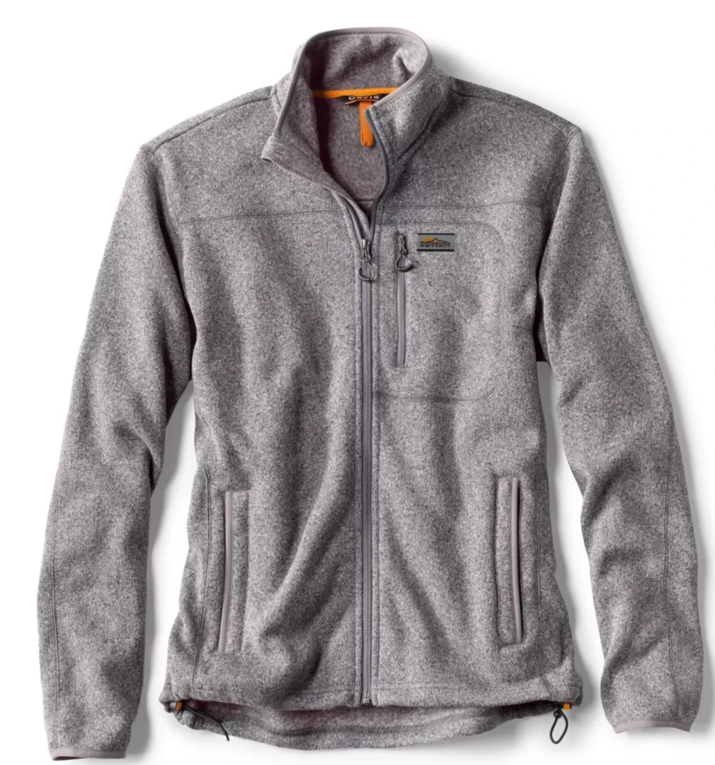 Rod & Rivet Off The Water Orvis Recycled Sweater Fleece Jacket 1 Rod & Rivet Off The Water Orvis Recycled Sweater Fleece Jacket