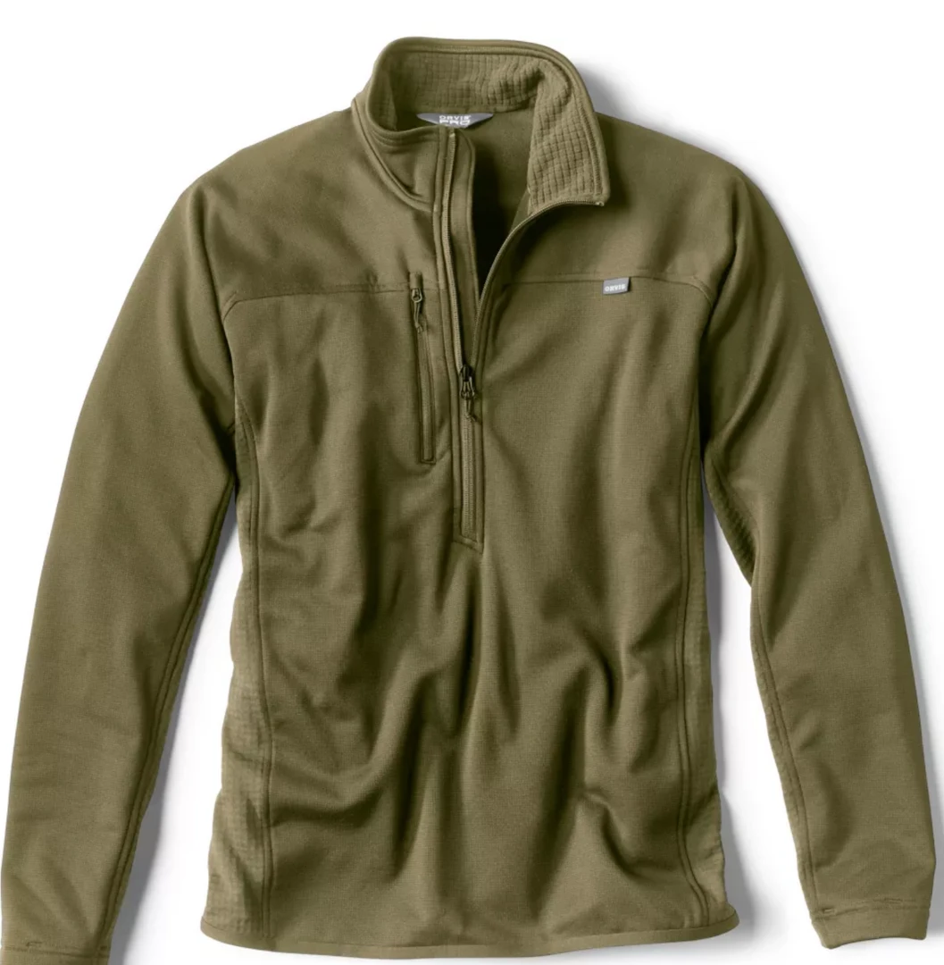 Orvis Men's Pro 1/2 Zip Fleece Pullover 1 Orvis Men's Pro 1/2 Zip Fleece Pullover