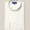 Off The Water Eton White Linen Casual Shirt