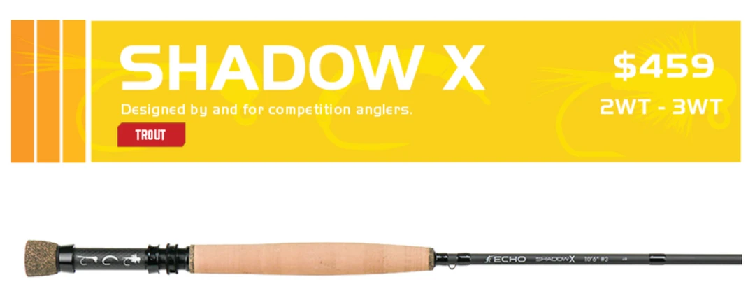 Echo Shadow X ESN Fly Rod 1 Echo Shadow X ESN Fly Rod