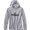 Orvis Logo Drirelease Hoodie In Grey Off The Water