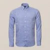 Eton Blue Linen Button Down
