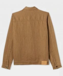 Billy Reid Tupelo Trucker Jacket Linen Off The Water